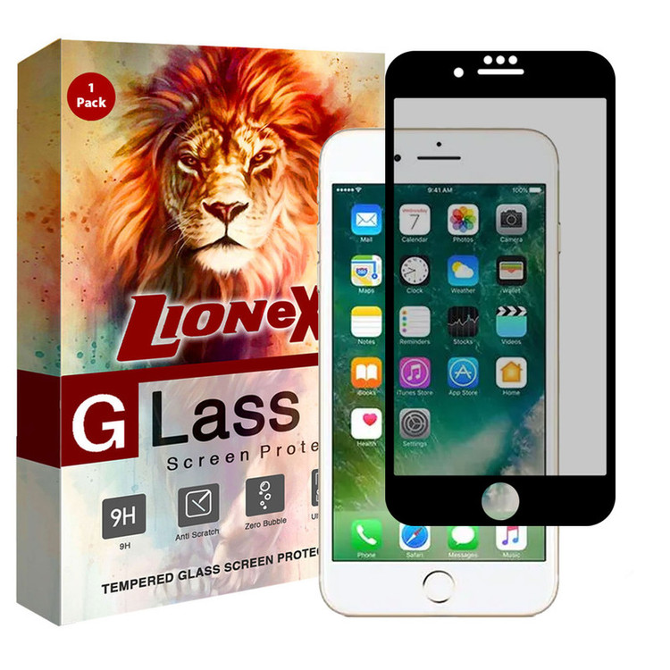 محافظ صفحه نمایش سرامیکی حریم شخصی لایونکس مدل PRC-L مناسب برای گوشی موبایل اپل iPhone 7 Plus