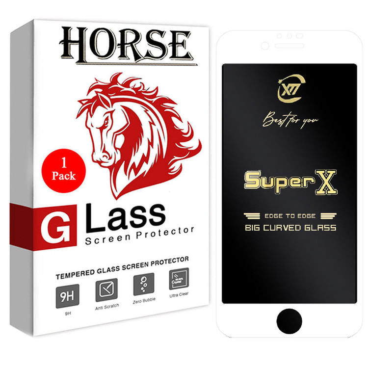 محافظ صفحه نمایش هورس مدل SUPERX مناسب برای گوشی موبایل اپل iPhone 8
