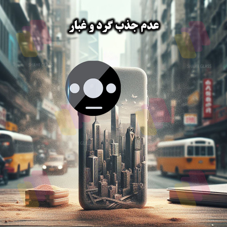 محافظ لنز دوربین شهر گلس مدل LFUD20 مناسب برای گوشی موبایل شیائومی Redmi A3 / Redmi A3x / Poco C61