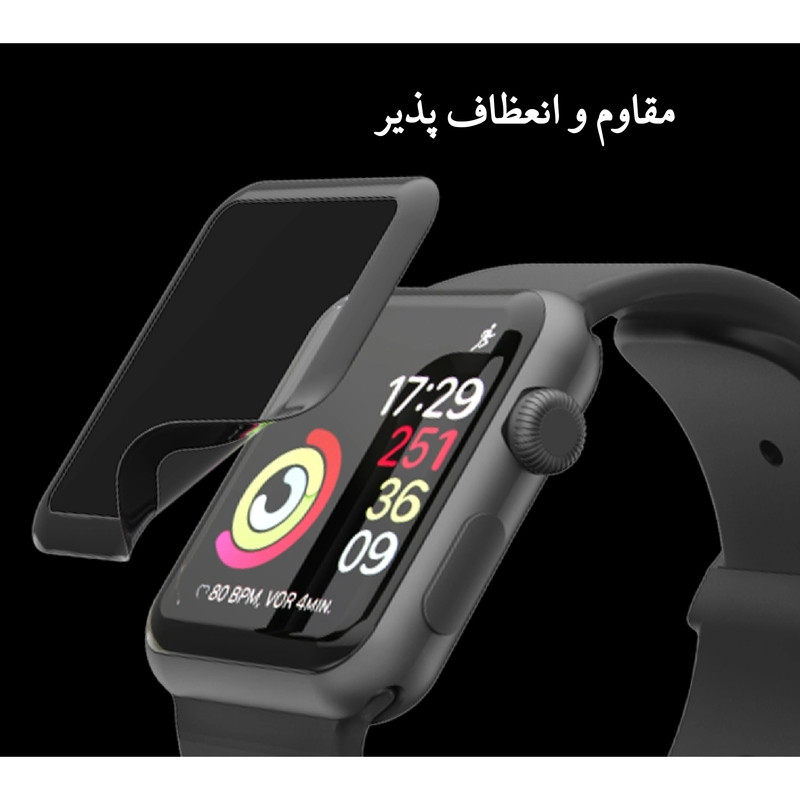 محافظ صفحه نمایش شهر گلس مدل PMMA مناسب برای اپل واچ Series 5 44mm