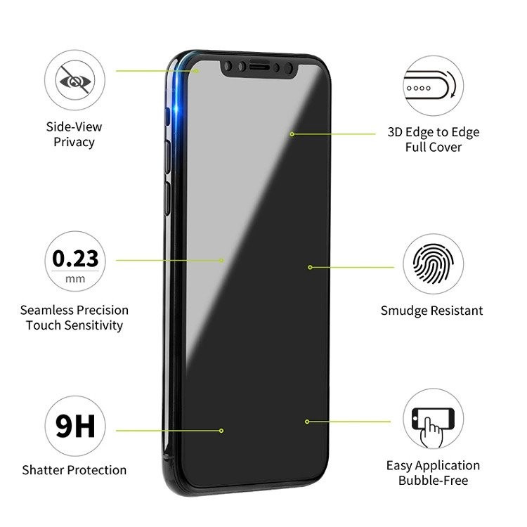 محافظ صفحه نمایش حریم شخصی شهر گلس مدل CRP مناسب برای گوشی موبایل سامسونگ Galaxy A52 5G