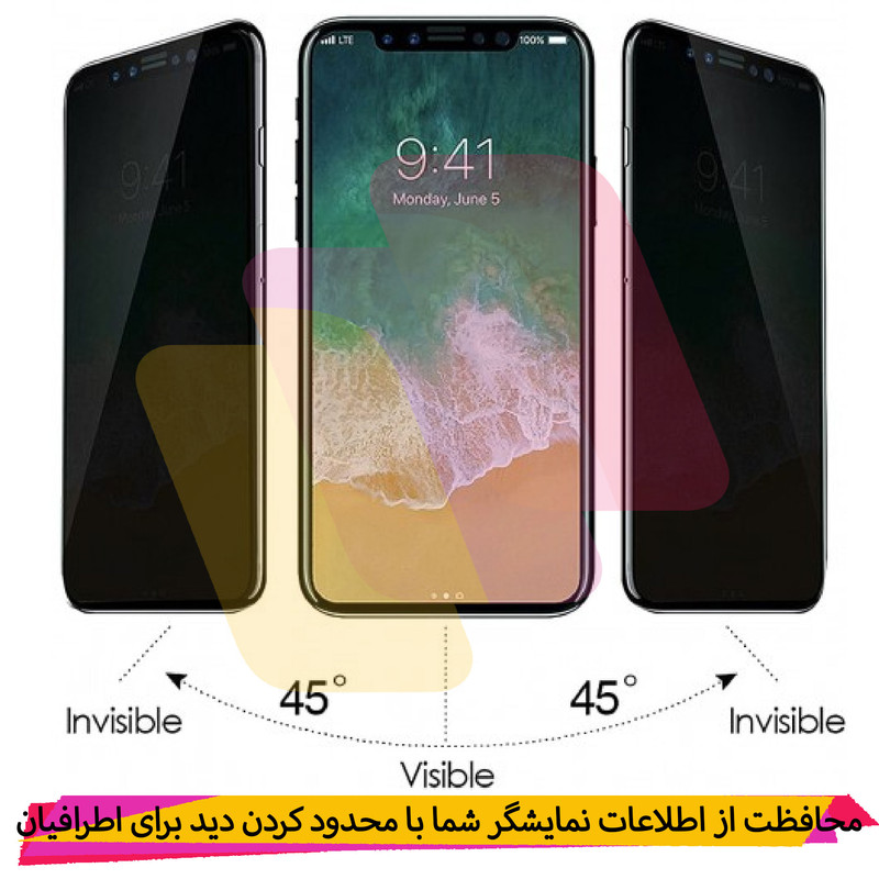 محافظ صفحه نمایش حریم شخصی شهر گلس مدل CRP مناسب برای گوشی موبایل سامسونگ Galaxy A52 5G