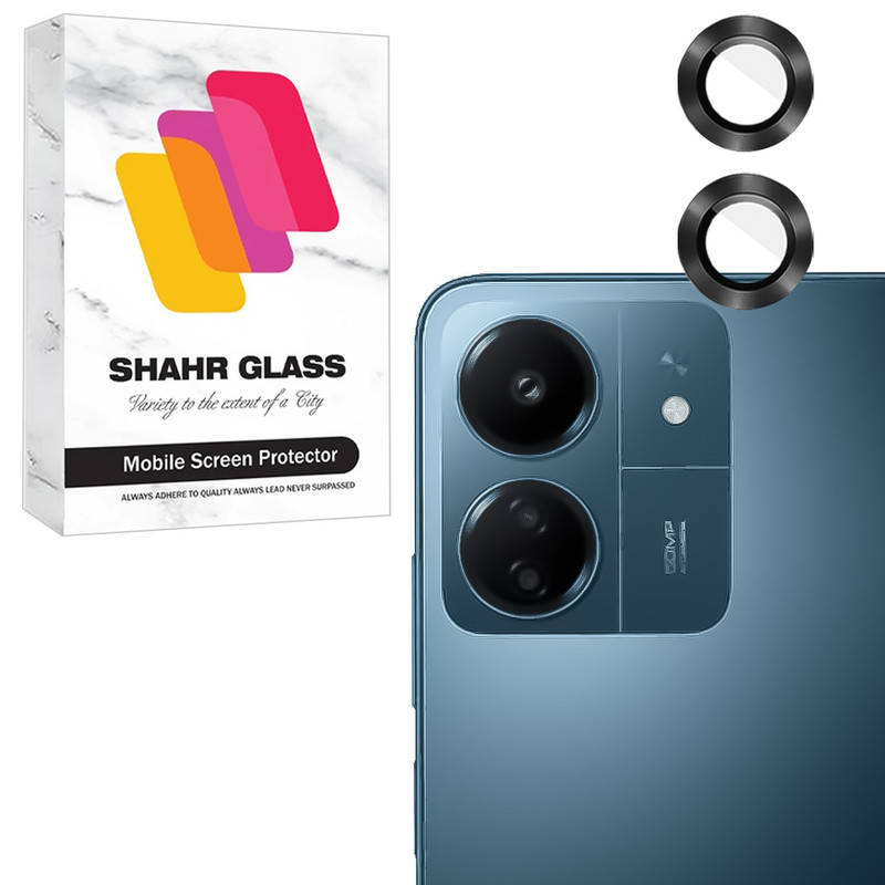 محافظ لنز دوربین شهر گلس مدل RINS20 مناسب برای گوشی موبایل شیائومی Redmi 13C 4G / Poco C65