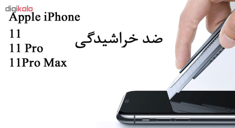 محافظ صفحه نمایش 5D لایونکس مدل USS مناسب برای گوشی موبایل اپل iPhone 11 Pro Max