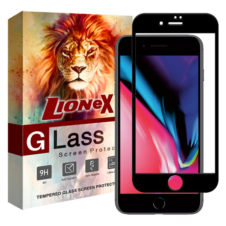 محافظ صفحه نمایش 5D لایونکس مدل CRM مناسب برای گوشی موبایل اپل iPhone 8 Plus