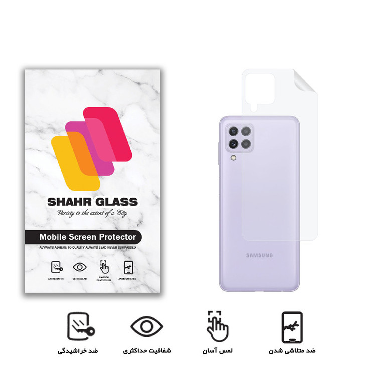 محافظ پشت گوشی نانو شهر گلس مدل TPUB مناسب برای گوشی موبایل سامسونگ Galaxy A22 4G