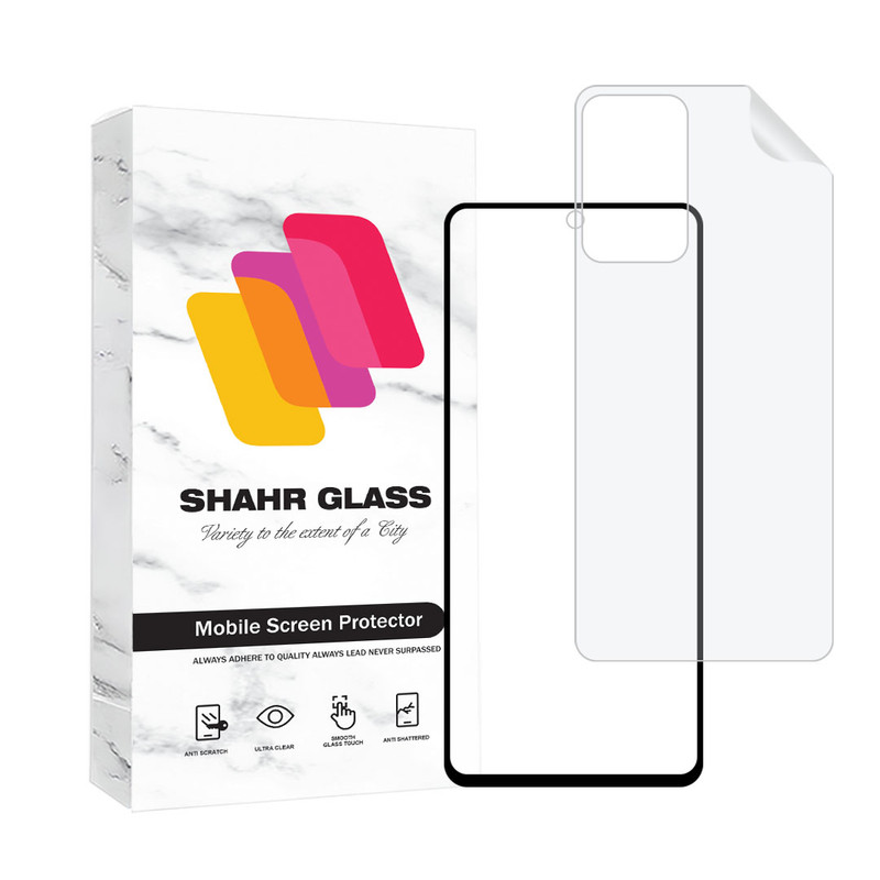 محافظ صفحه نمایش مات شهر گلس مدل MCERAMNANOSH مناسب برای گوشی موبایل شیائومی Redmi Note 11 Pro Plus 5G به همراه محافظ پشت گوشی
