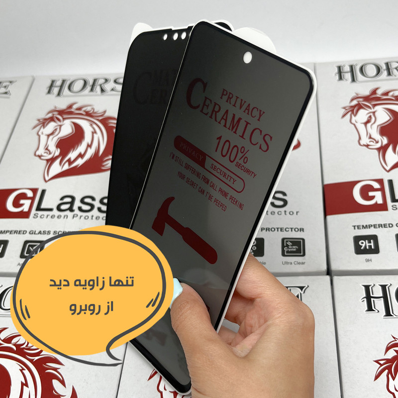 محافظ صفحه نمایش حریم شخصی هورس مدل CERPRIVH مناسب برای گوشی موبایل اپل iPhone 11 Pro /XS /X