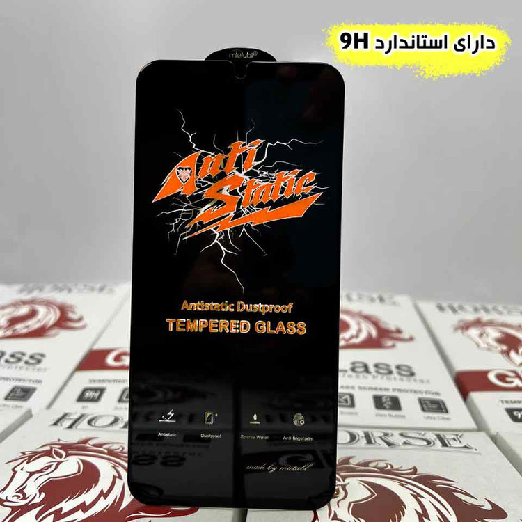 محافظ صفحه نمایش آنتی استاتیک هورس مدل ANTI2H مناسب برای گوشی موبایل شیائومی Redmi 12 4G / Redmi 12 5G / Redmi Note 13R 5G / آنر X7b