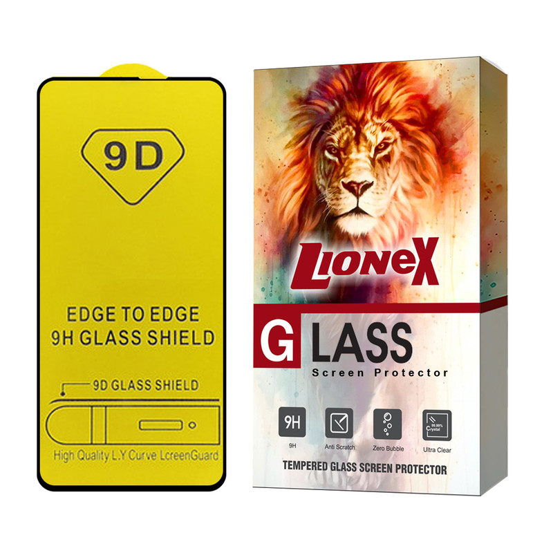 محافظ صفحه نمایش لایونکس مدل FULLLI مناسب برای گوشی موبایل شیائومی Redmi 10C / Redmi 10 India / Redmi 10 Power / Redmi 12C / Poco C55 / Redmi A3