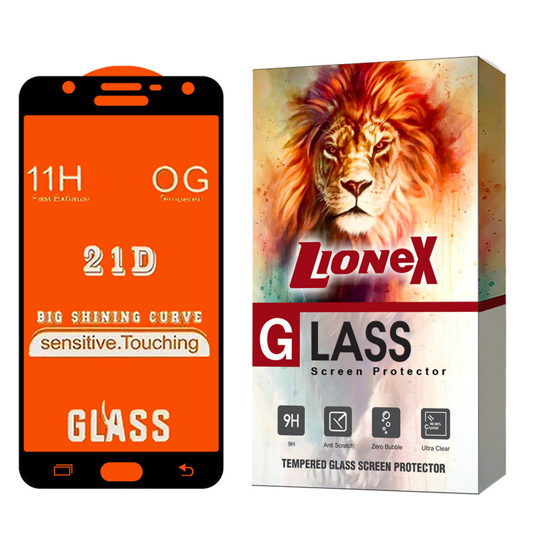 محافظ صفحه نمایش لایونکس مدل FULLLI مناسب برای گوشی موبایل سامسونگ Galaxy J7 2015 / J700
