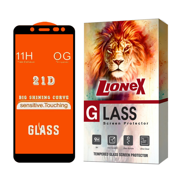 محافظ صفحه نمایش لایونکس مدل FULLLI مناسب برای گوشی موبایل سامسونگ Galaxy A8 2018 / A6 2018 / J6 2018