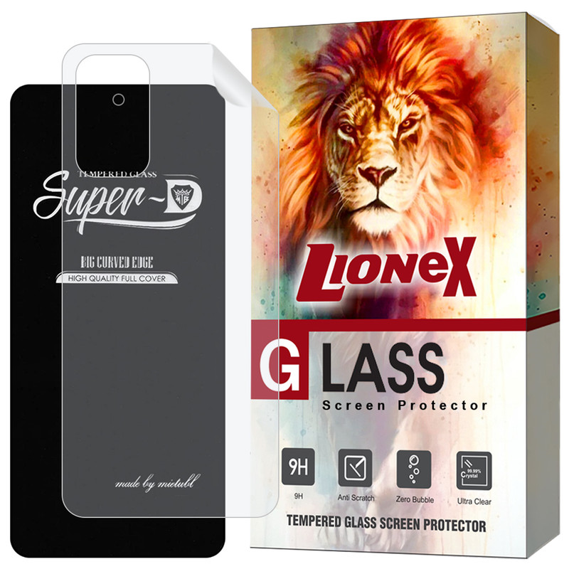 محافظ صفحه نمایش لایونکس مدل SUNL مناسب برای گوشی موبایل شیائومی Redmi Note 10 5G / Poco M3 Pro 4G / Poco M3 Pro 5G به همراه محافظ پشت گوشی