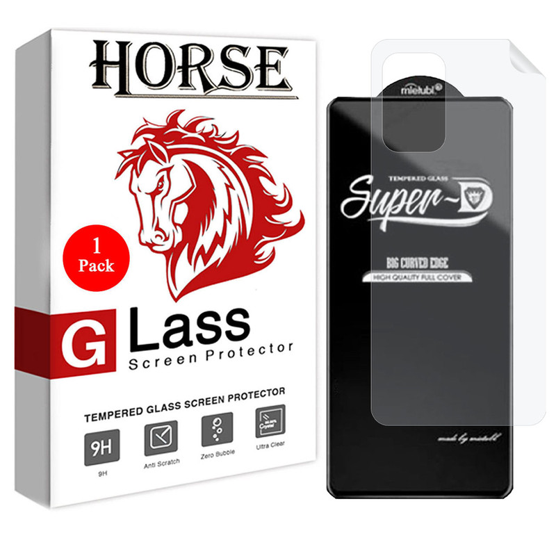 محافظ صفحه نمایش هورس مدل 2SN-Glass مناسب برای گوشی موبایل سامسونگ Galaxy A52 4G به همراه محافظ پشت گوشی