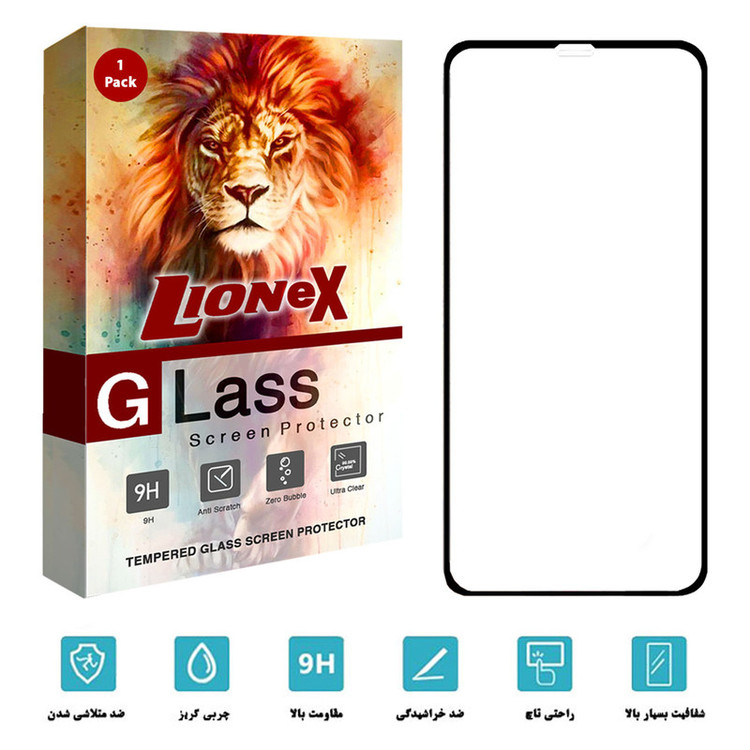 محافظ صفحه نمایش سرامیکی لایونکس مدل CRM مناسب برای گوشی موبایل اپل iPhone 11 Pro Max / XS Max