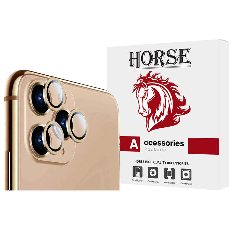 محافظ لنز دوربین هورس مدل RINGHOR مناسب برای گوشی موبایل اپل iPhone 11 Pro