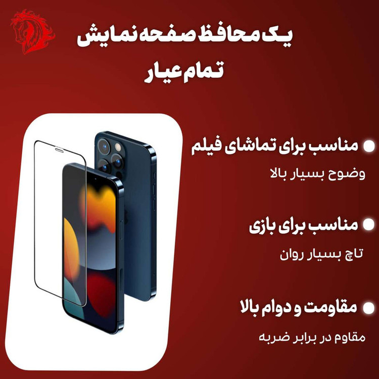 محافظ صفحه نمایش انتی استاتیک هورس مدل ANTIDUSTH مناسب برای گوشی موبایل اپل iPhone 14 Plus