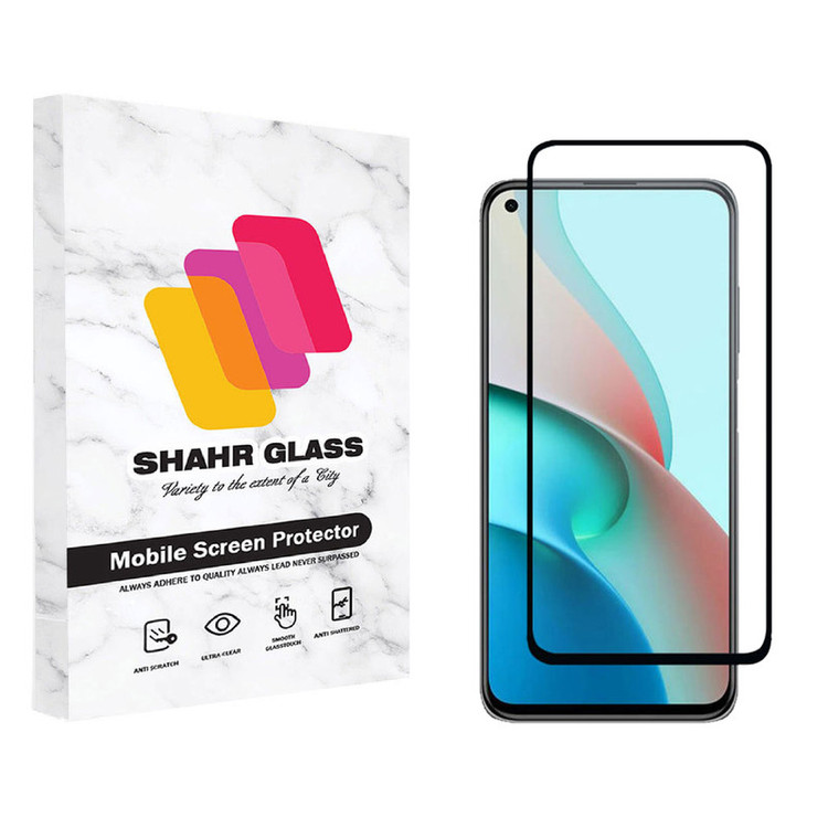 محافظ صفحه نمایش شهر گلس مدل FUL مناسب برای گوشی موبایل شیائومی Redmi Note 9T