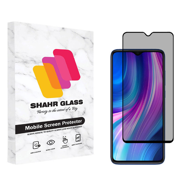 محافظ صفحه نمایش حریم شخصی شهر گلس مدل PRV مناسب برای گوشی موبایل شیائومی Redmi Note 8 Pro
