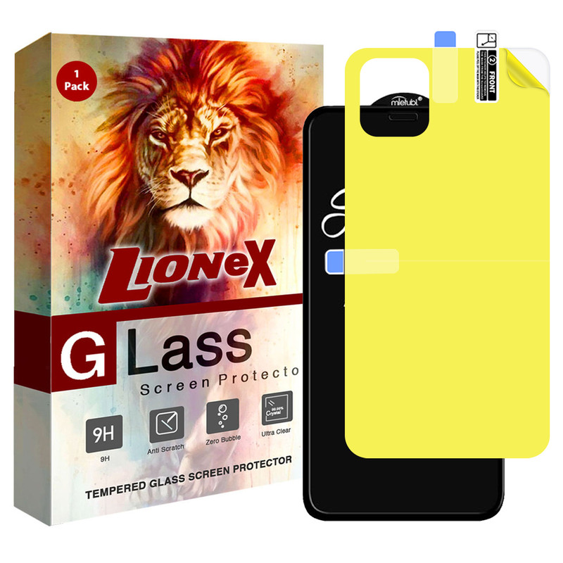 محافظ صفحه نمایش لایونکس مدل 2SN مناسب برای گوشی موبایل اپل iPhone 11 Pro به همراه محافظ پشت گوشی
