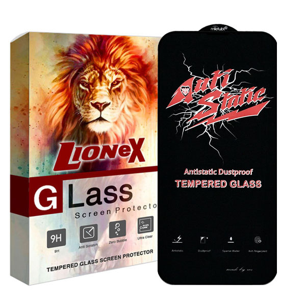 محافظ صفحه نمایش آنتی استاتیک لایونکس مدل ANTIDUSTL مناسب برای گوشی موبایل اپل iPhone 14