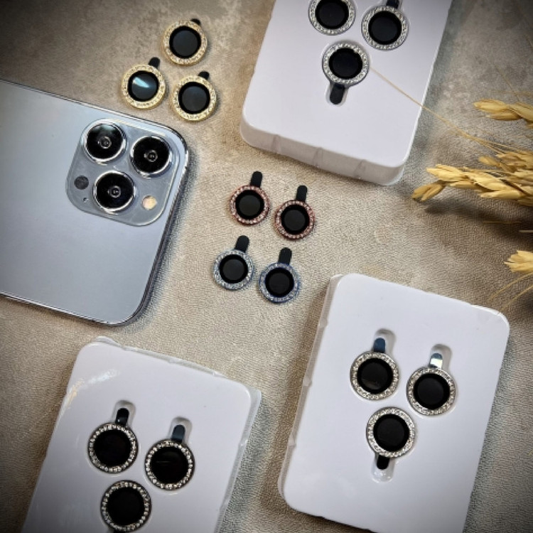 محافظ لنز دوربین نگین دار هورس مدل DIAMOND مناسب برای گوشی موبایل اپل iPhone 13 Pro Max