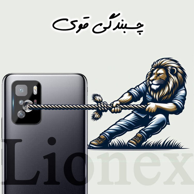 محافظ صفحه نمایش لایونکس مدل SUPLNFULI مناسب برای گوشی موبایل شیائومی Poco X3 GT به همراه محافظ لنز گوشی