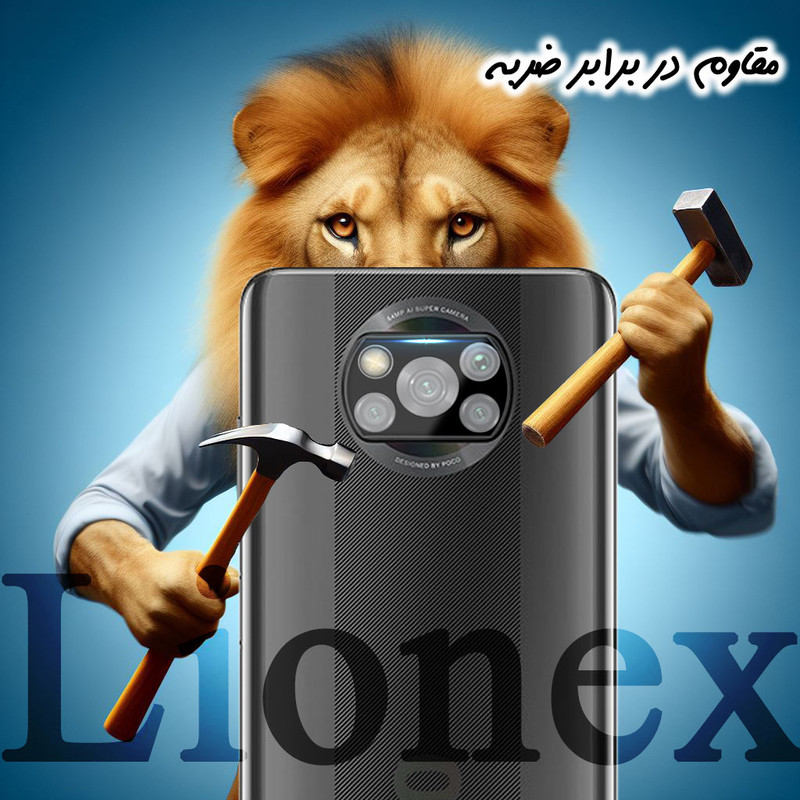 محافظ صفحه نمایش لایونکس مدل SUPLNFULI مناسب برای گوشی موبایل شیائومی Poco X3 / X3 NFC / X3 Pro به همراه محافظ لنز گوشی