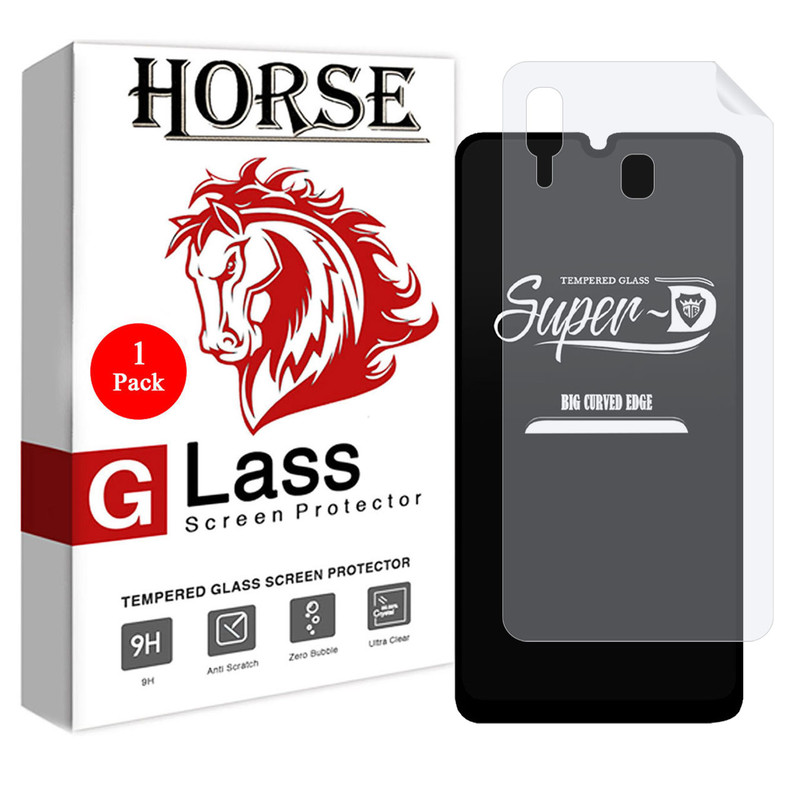 محافظ صفحه نمایش هورس مدل 2SN-Glass مناسب برای گوشی موبایل سامسونگ Galaxy M10s به همراه محافظ پشت گوشی