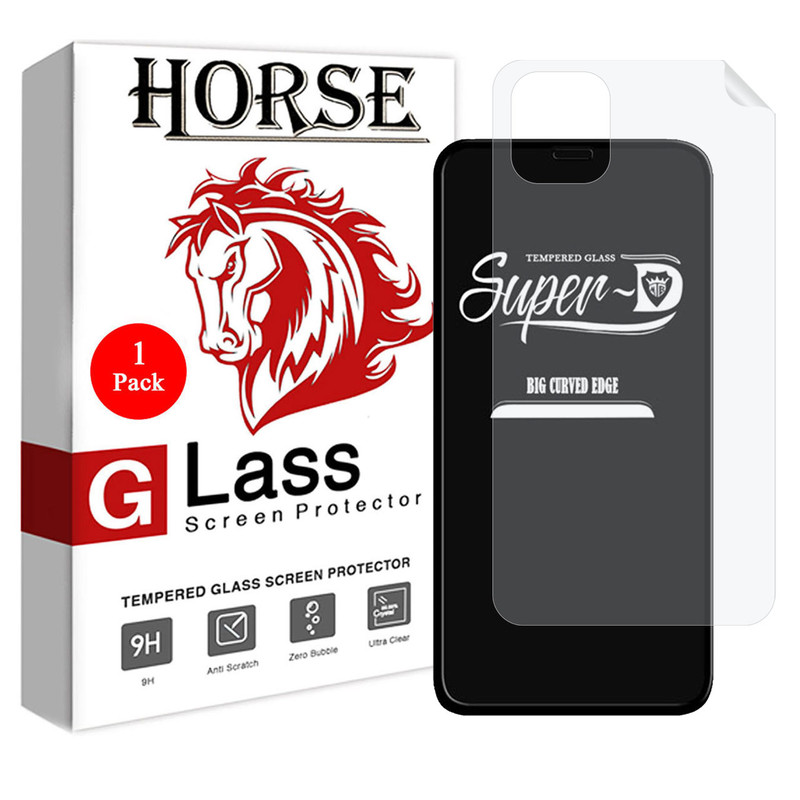 محافظ صفحه نمایش هورس مدل 2SN-Glass مناسب برای گوشی موبایل اپل iPhone 11 Pro به همراه محافظ پشت گوشی