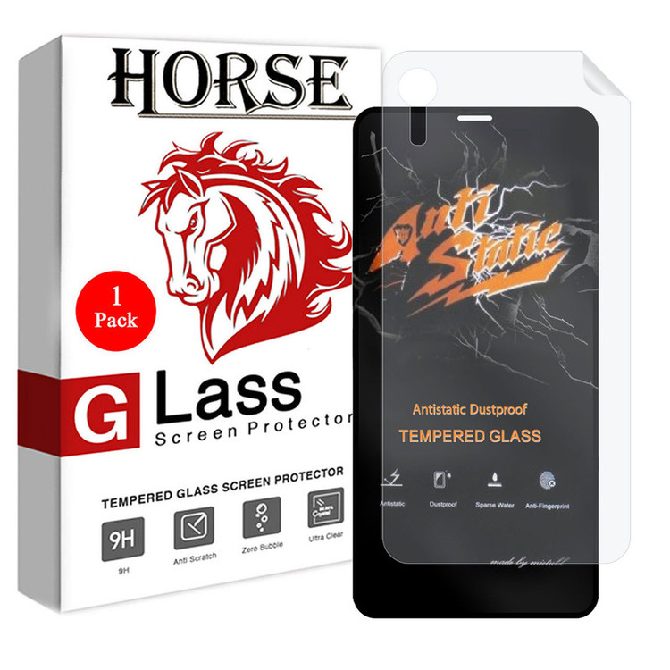 محافظ صفحه نمایش هورس مدل 2ASN مناسب برای گوشی موبایل اپل iPhone XR به همراه محافظ پشت گوشی