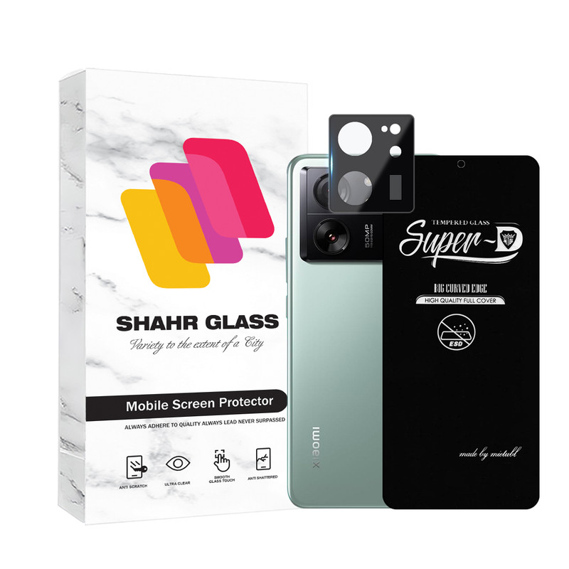 محافظ صفحه نمایش شهر گلس مدل SUPLNFUSH مناسب برای گوشی موبایل شیائومی 13T / 13T Pro / Redmi K60 Ultra به همراه محافظ لنز گوشی