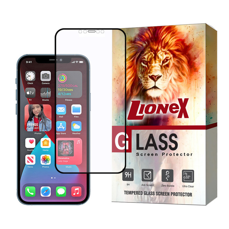 محافظ صفحه نمایش سرامیکی مات لایونکس مدل MCERAMLION مناسب برای گوشی موبایل اپل iPhone 12 Pro Max