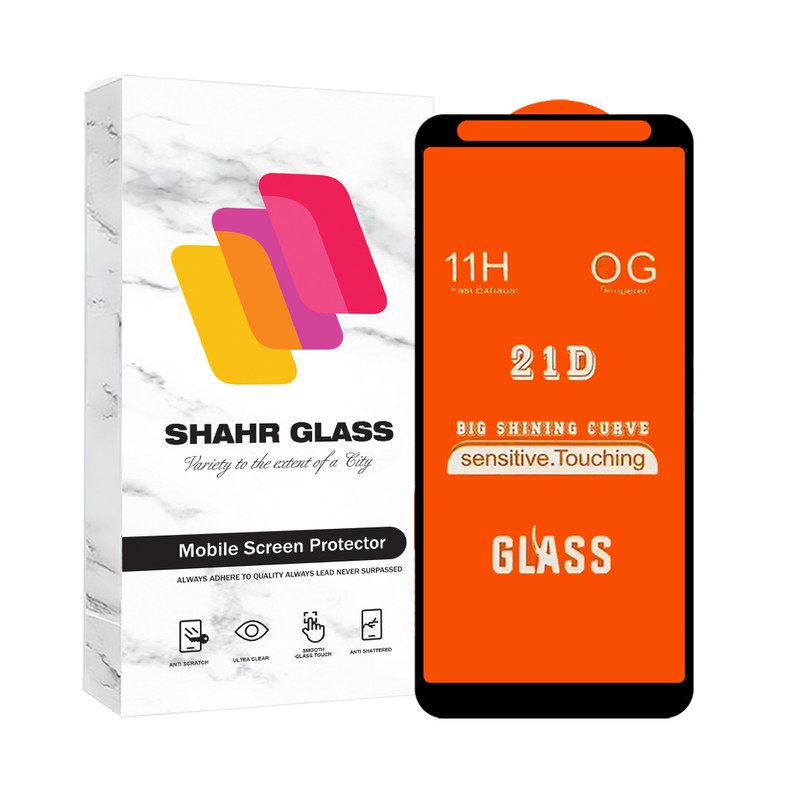 محافظ صفحه نمایش شهر گلس مدل FULLSH مناسب برای گوشی موبایل سامسونگ Galaxy A8 Plus / Galaxy A6 Plus / Galaxy J8 / Galaxy J4 Plus / Galaxy J4 Core / Galaxy J8