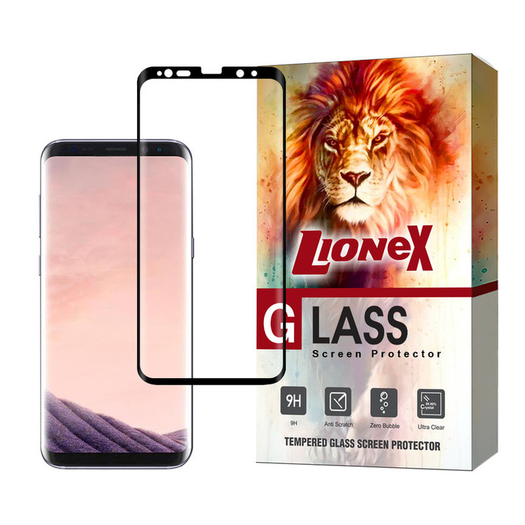 محافظ صفحه نمایش لایونکس مدل EDGNWLI مناسب برای گوشی موبایل سامسونگ Galaxy S8 Plus / Galaxy S9 Plus