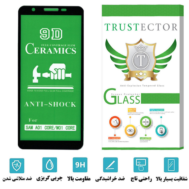 محافظ صفحه نمایش تراستکتور مدل CRTA مناسب برای گوشی موبایل سامسونگ Galaxy A01 Core