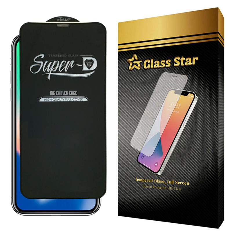 محافظ صفحه نمایش گلس استار مدل SUPERD مناسب برای گوشی موبایل اپل iPhone X