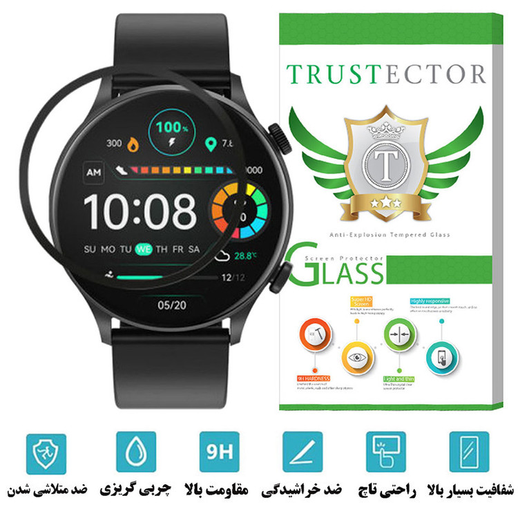 محافظ صفحه نمایش تراستکتور مدل PMMAWT مناسب برای ساعت هوشمند هایلو Solar Plus