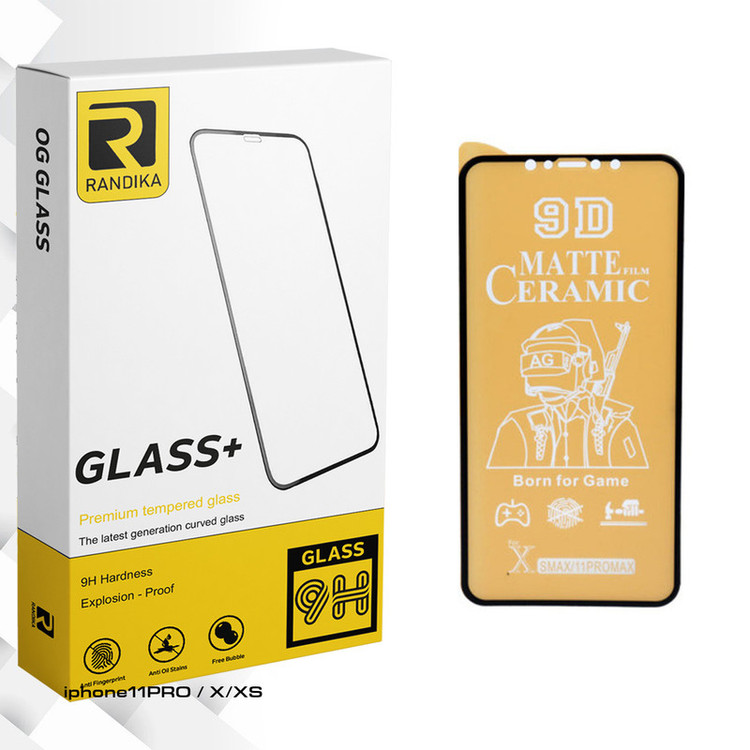محافظ صفحه نمایش سرامیکی مات راندیکا مدل GLD مناسب برای گوشی موبایل اپل iphone 11 Pro Max/ XS Max