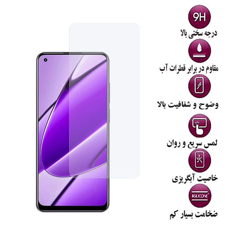 محافظ صفحه نمایش گلس استار مدل SIMPLS مناسب برای گوشی موبایل ریلمی 11 4G