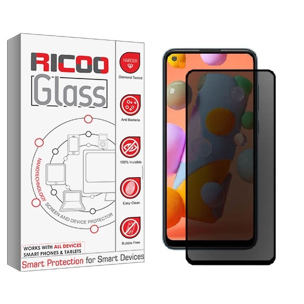 محافظ صفحه نمایش ریکوو مدل Privacy مناسب برای گوشی موبایل شیائومی Redmi 9A
