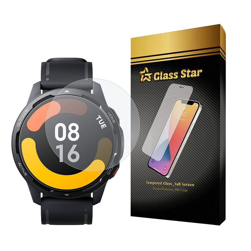 محافظ صفحه نمایش گلس استار مدل WATCHSAFS مناسب برای ساعت هوشمند شیائومی Watch S1 Active