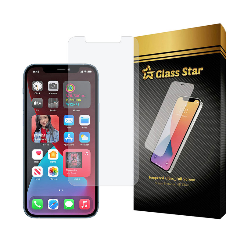 محافظ صفحه نمایش گلس استار مدل SIMPLS مناسب برای گوشی موبایل اپل iPhone 12 Pro Max