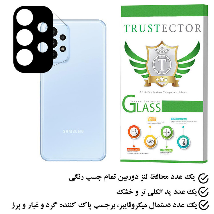 محافظ لنز دوربین تراستکتور مدل FLTA مناسب برای گوشی موبایل سامسونگ Galaxy A73