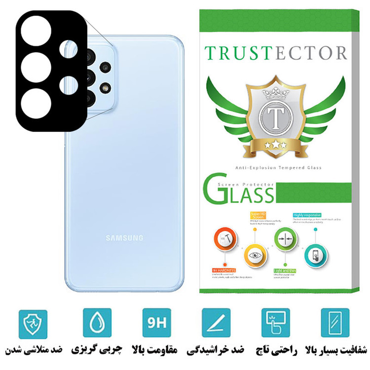 محافظ لنز دوربین تراستکتور مدل FLTA مناسب برای گوشی موبایل سامسونگ Galaxy A73