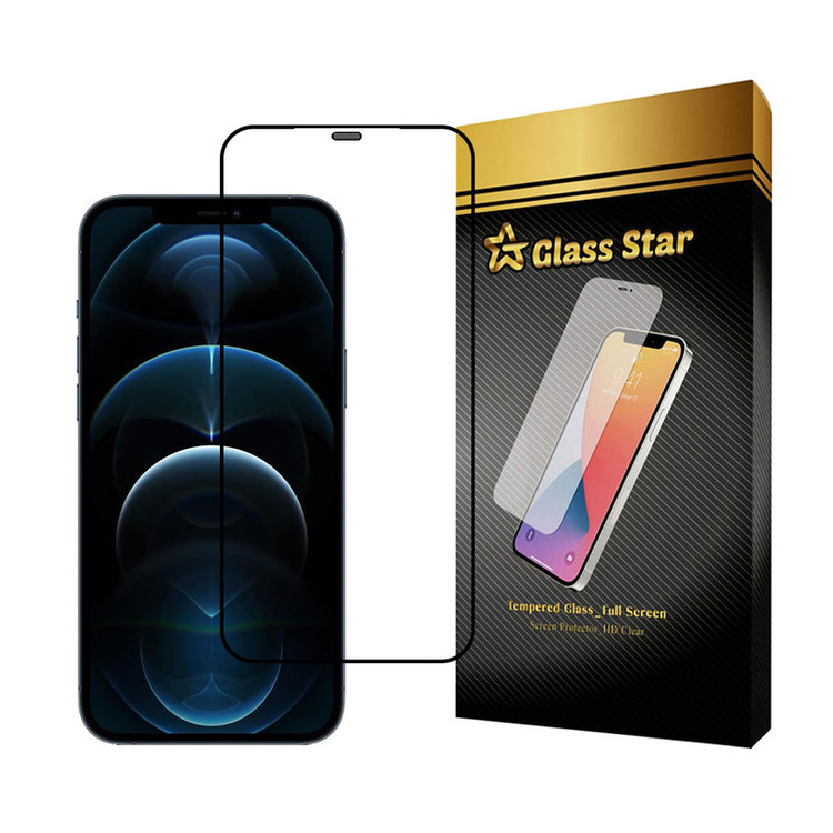 محافظ صفحه نمایش گلس استار مدل STATICG مناسب برای گوشی موبایل اپل iPhone 12 /12 Pro