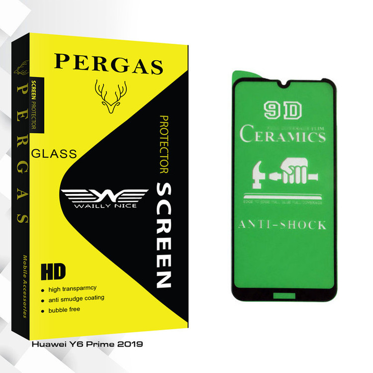 محافظ صفحه نمایش سرامیکی وایلی نایس مدل Pergas Glass مناسب برای گوشی موبایل هوآوی Y6 Prime 2019