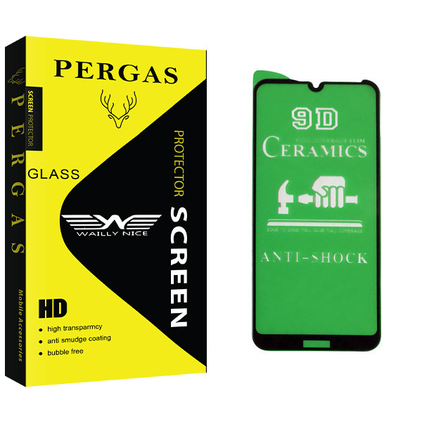 محافظ صفحه نمایش سرامیکی وایلی نایس مدل Pergas Glass مناسب برای گوشی موبایل هوآوی Y6 Prime 2019