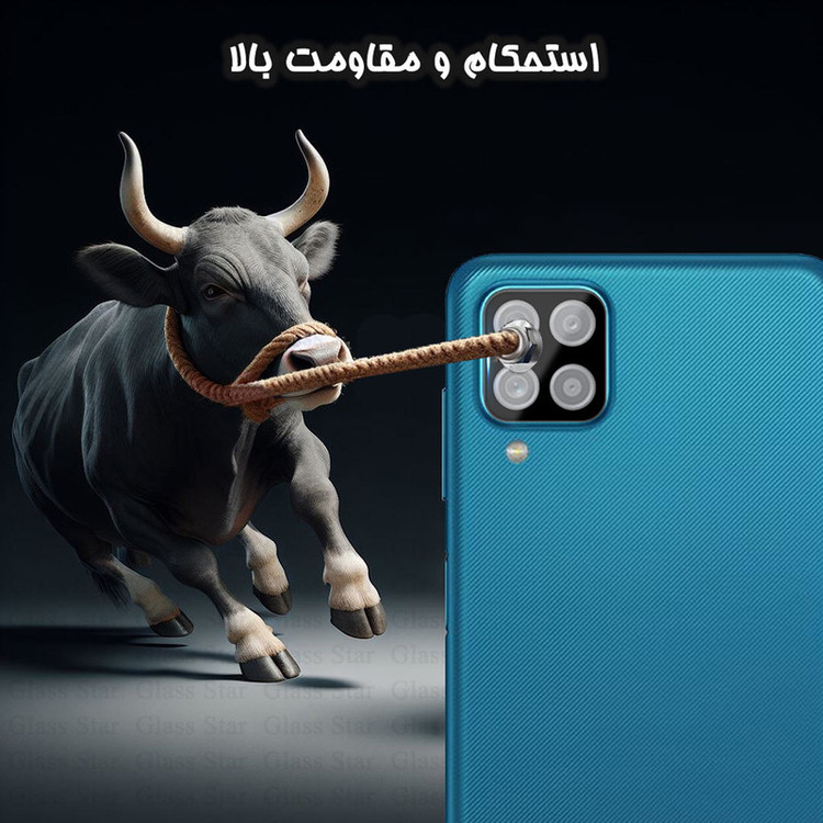 محافظ لنز دوربین گلس استار مدل LENSFS مناسب برای گوشی موبایل سامسونگ Galaxy A12 / A12 Nacho / M12 / F12
