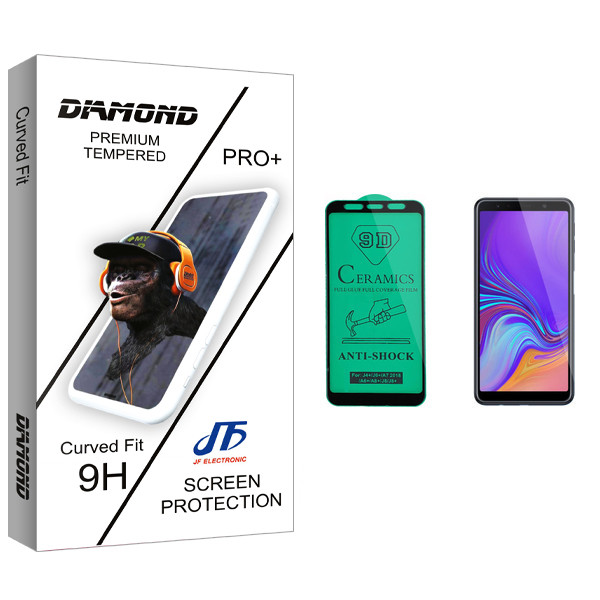محافظ صفحه نمایش سرامیکی جی اف مدل Diamond glass مناسب برای گوشی موبایل سامسونگ Galaxy A7 2018/A750